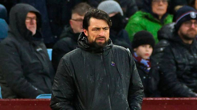 Scottish head coach Russell Martin. (Photo by Adrian Dennis / AFP)