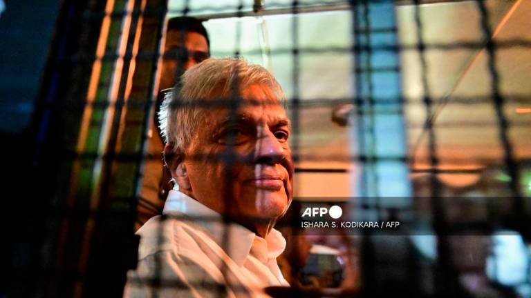 Sri Lanka’s former president Ranil Wickremesinghe - (Photo by Ishara S. KODIKARA / AFP)