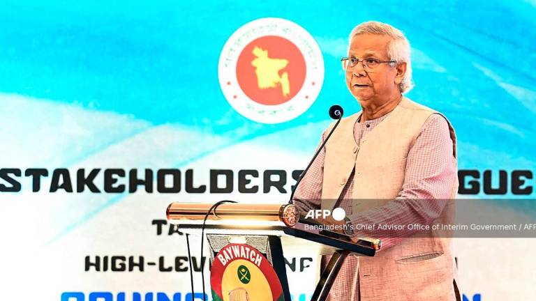 Muhammad Yunus, Chief Advisor of Bangladesh’s interim government. - AFP PHOTO / BANGLADESH’S CHIEF ADVISOR OFFICE OF INTERIM GOVERNMENT