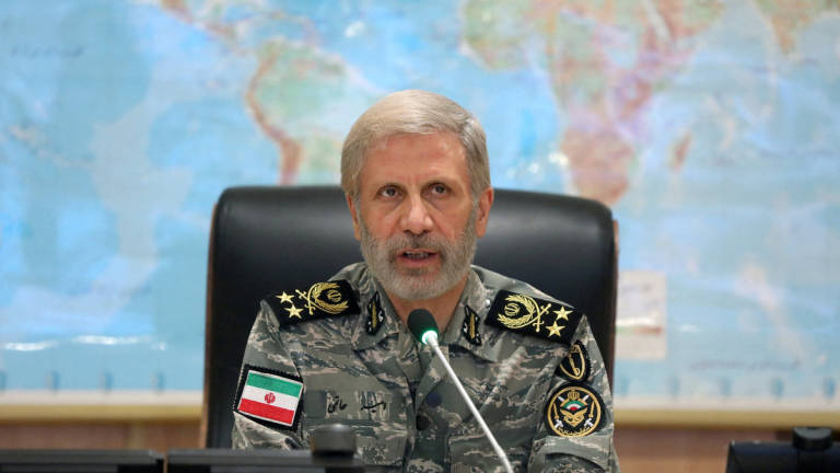Iranian Army commander-in-chief Amir Hatami attends a meeting in the Iranian Army's War Command Room at an undisclosed location in Iran, in this handout image obtained on June 23, 2025. Iranian Army/WANA (West Asia News Agency)/Handout via REUTERS