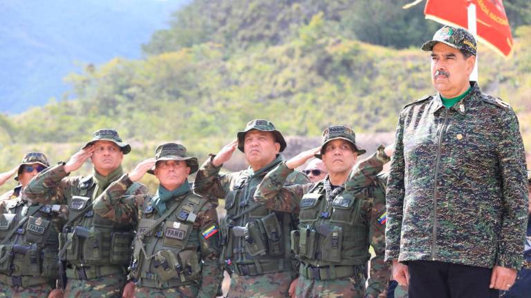 Venezuela’s President Nicolas Maduro attends the closing ceremony of the second Revolutionary Special Operations Course (COER), held at the Command Action Group of the Bolivarian National Guard at Macarao parish, in Caracas, Venezuela, August 28, 2025. Miraflores Palace/Handout via REUTERS