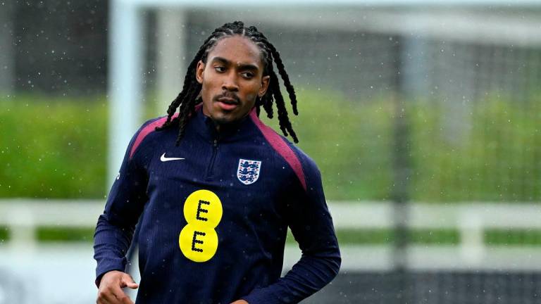 England’s defender Djed Spence. - Oli SCARFF / AFP
