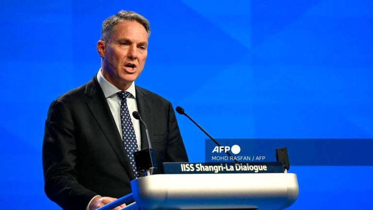 Australia’s Deputy Prime Minister and Defence Minister Richard Marles - (Photo by MOHD RASFAN / AFP)