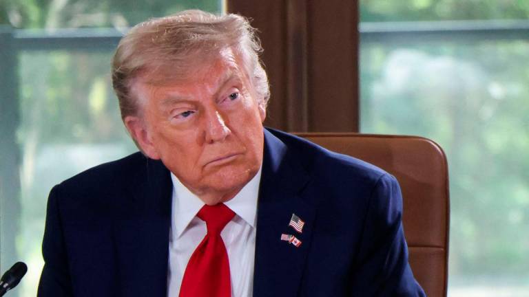 US President Donald Trump. (Photo by Ludovic MARIN / POOL / AFP)
