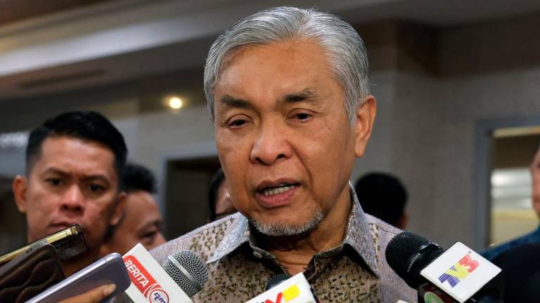 Timbalan Perdana Menteri merangkap Menteri Kemajuan Desa dan Wilayah, Datuk Seri Dr Ahmad Zahid Hamidi, pada sidang media sempena Sesi Dialog Belanjawan 2025 KKDW bersama pihak berkepentingan peringkat negeri di Kementerian Kemajuan Desa dan Wilayah (KKDW), semalam. - BERNAMA