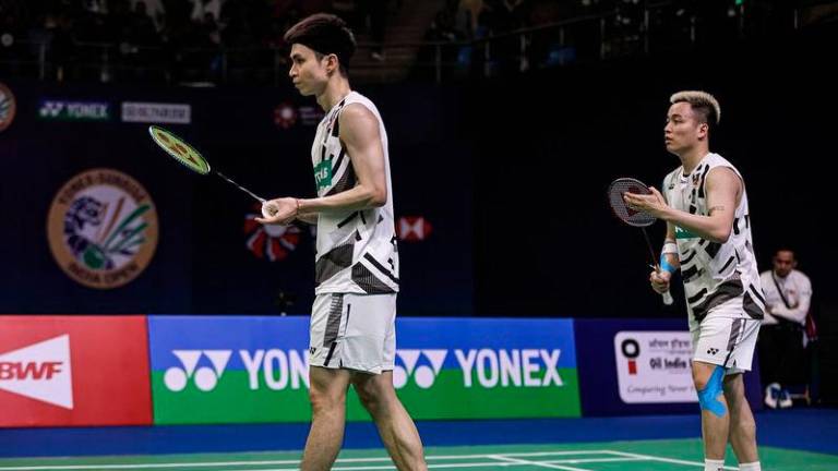 National men’s doubles pair Aaron Chia-Soh Wooi Yik. Photo: Badminton Association of Malaysia - BAM/Facebook