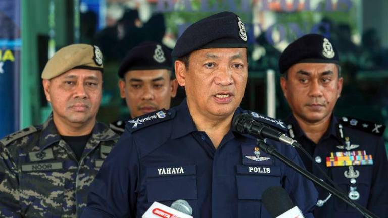 Pahang police chief, Dato’ Sri Yahaya Othman - BERNAMApix