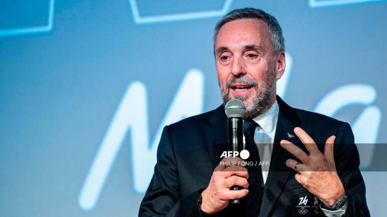 Andrea Varnier, CEO of the Milano Cortina 2026. - Philip FONG / AFP