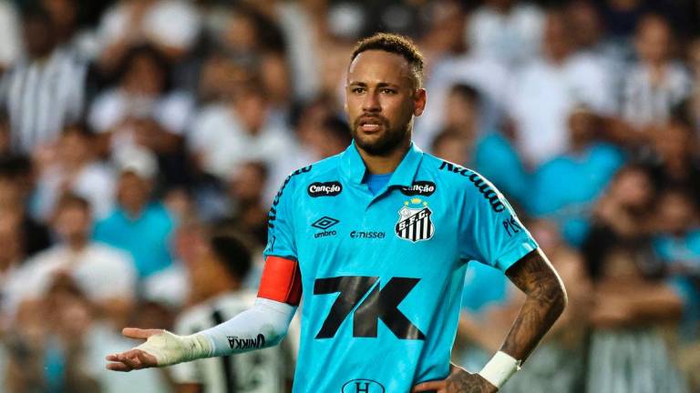 Santos’ Neymar reacts REUTERSpix