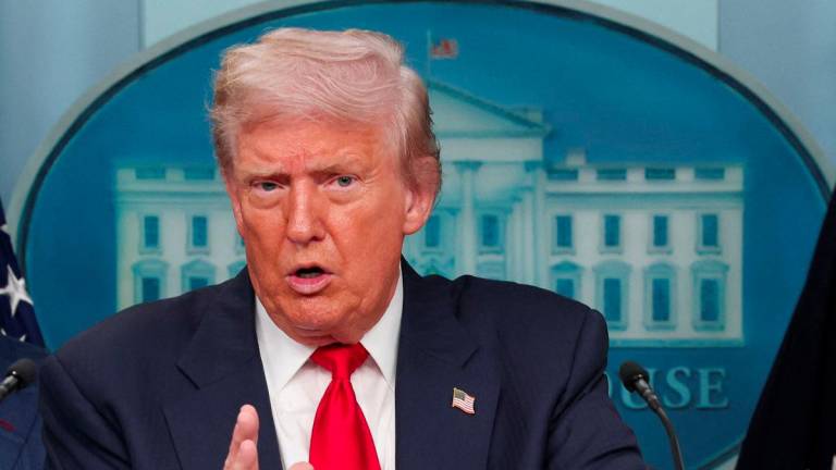 U.S. President Donald Trump speaks to the press about deploying federal law enforcement agents in Washington to bolster the local police presence, in the Press Briefing Room at the White House, in Washington D.C., U.S., August 11, 2025. - REUTERSPIX