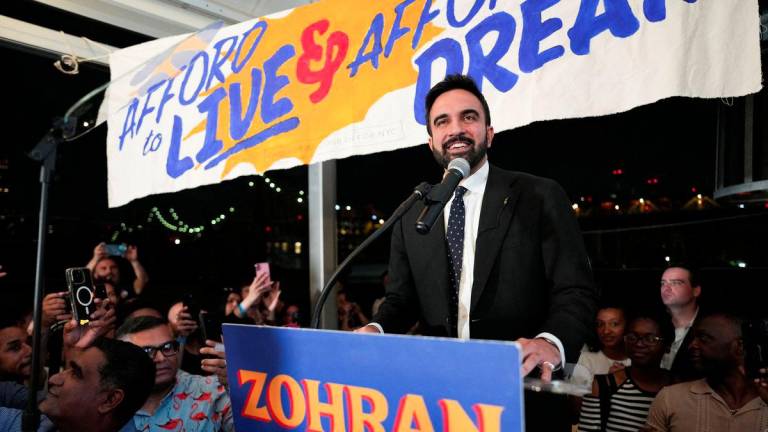 Zohran Mamdani speaks during a watch party for his primary election, which includes his bid to become the Democratic candidate for New York City mayor in the upcoming November 2025 election, in New York City, U.S., June 25, 2025. - REUTERSPIX