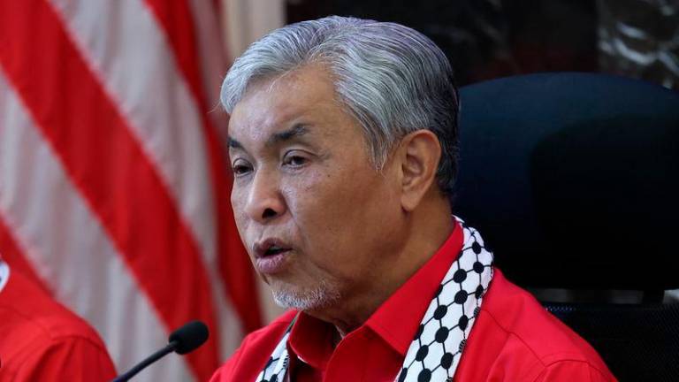 UMNO president Datuk Seri Dr Ahmad Zahid Hamidi - BERNAMApix