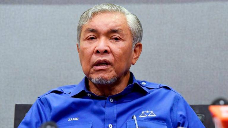 UMNO President Datuk Seri Dr Ahmad Zahid Hamidi - BERNAMApix