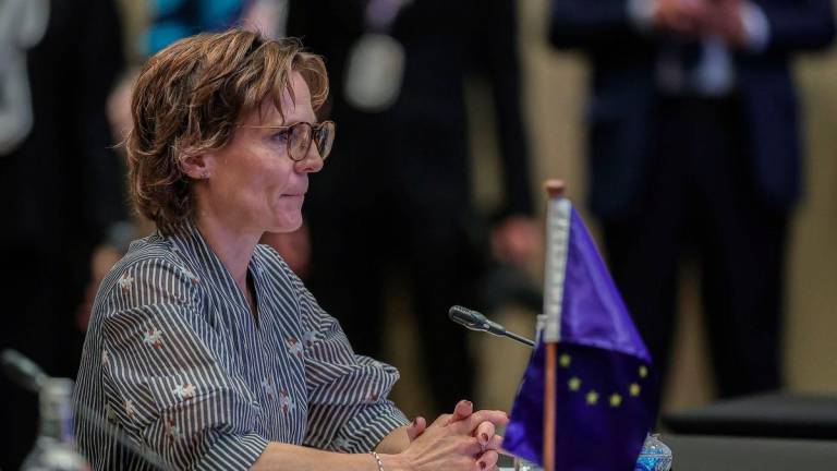 European Commissioner for Environment, Water, and a Competitive Circular Economy, Jessika Roswall attends the 1st ASEAN-EU Ministerial Dialogue on Environment and Climate Change in conjunction 18th ASEAN Ministerial Meeting on Environment (AMME-18) at the Langkawi International Convention Centre (LICC) today. - BERNAMA