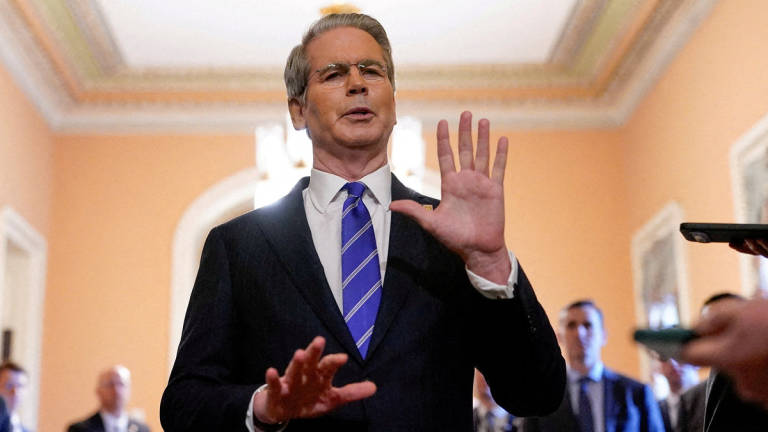 U.S. Treasury Secretary Scott Bessent speaks to reporters at the U.S. Capitol in Washington, D.C., U.S., June 27, 2025. - REUTERS