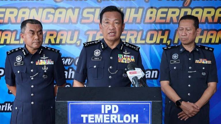 Ketua Polis Pahang Datuk Seri Yahaya Othman. - fotoBERNAMA