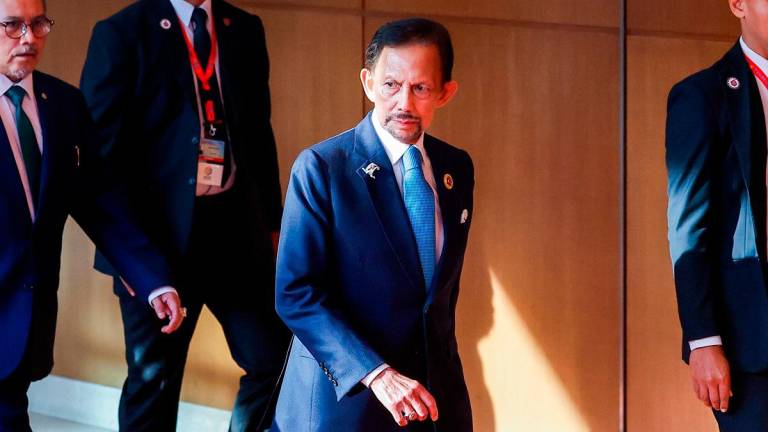 Sultan of Brunei, Sultan Hassanal Bolkiah. - BERNAMApix