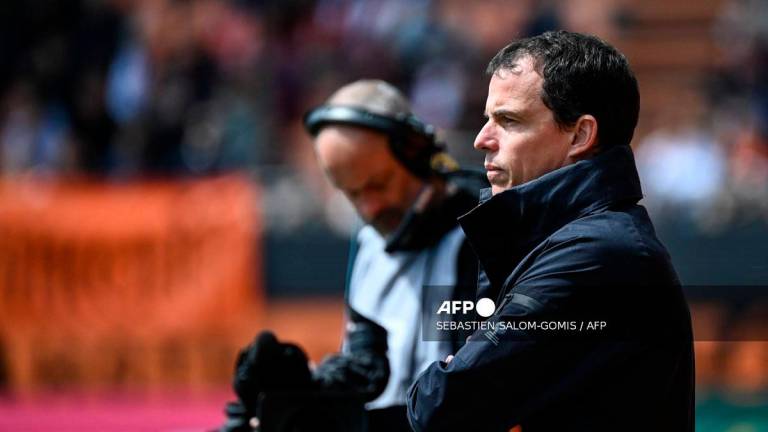 Lorient's French head coach Regis Le Bris. - Sebastien SALOM-GOMIS / AFP