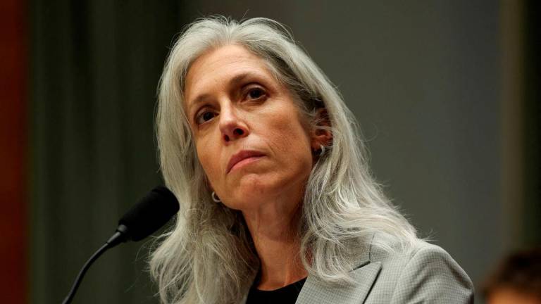 FILE PHOTO: Susan Monarez, U.S. President Donald Trump’s nominee to be director of the Centers for Disease Control and Prevention, testifies before a Senate Health, Education, Labor, and Pensions Committee confirmation hearing on Capitol Hill in Washington, D.C., U.S., June 25, 2025. REUTERS/Kevin Mohatt/File Photo