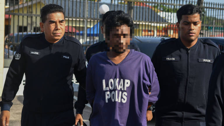 A 39-year-old man has been remanded for seven days to assist in the investigation into the suspected murder of his father using a blunt object at a house in Kampung Baru Kuala Gris, Dabong, in Kuala Krai yesterday. – BERNAMA