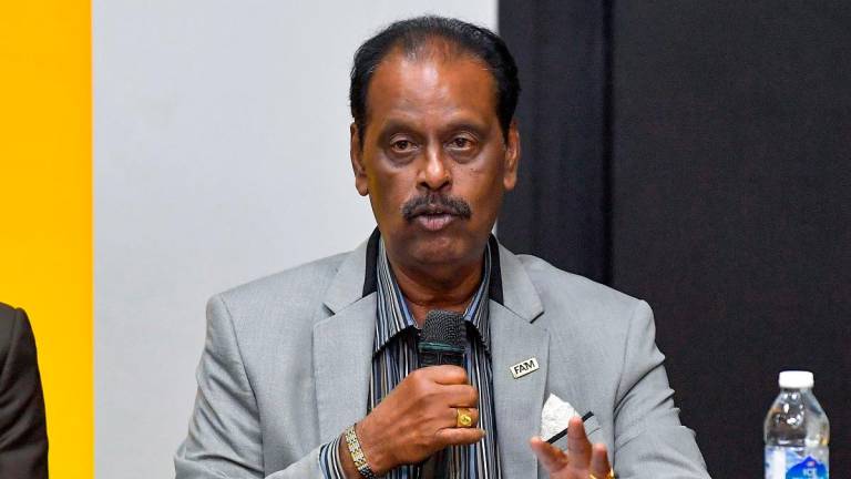 Timbalan Presiden FAM Datuk S Sivasundaram. - fotoBERNAMA