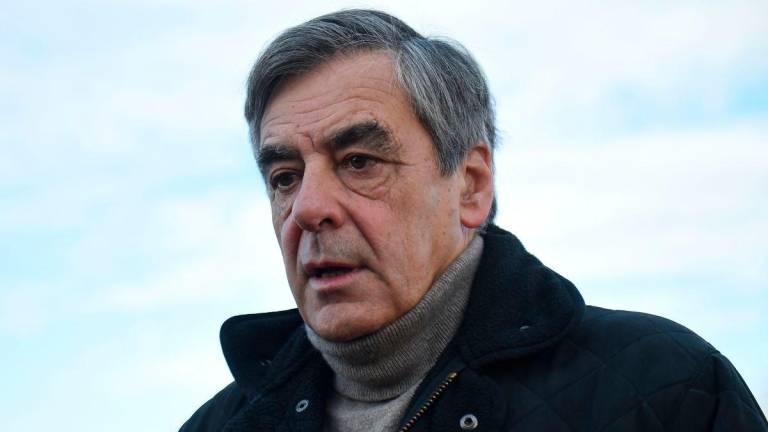 French former prime minister Francois Fillon. (Photo by Jean-Francois MONIER / AFP)