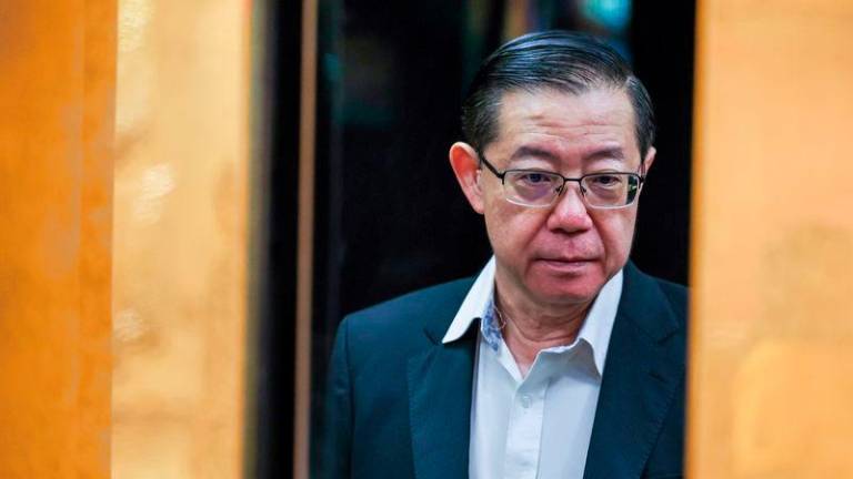 Bekas Menteri Kewangan Lim Guan Eng - fotoBERNAMA