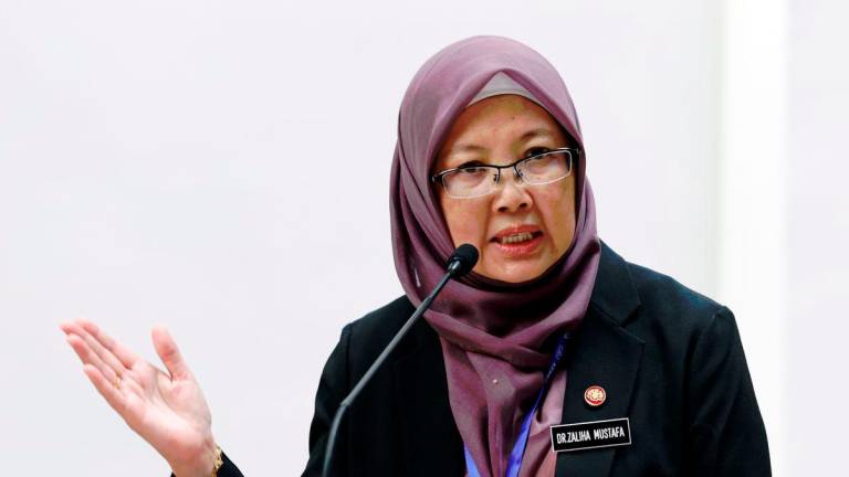 Minister in the Prime Minister’s Department (Federal Territories) Datuk Seri Dr Zaliha Mustafa. - BERNAMA
