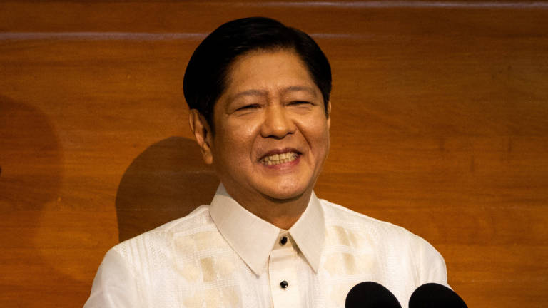 Philippine President Ferdinand Marcos Jr. delivers his second State of the Nation Address (SONA), at the House of Representative in Quezon City, Metro Manila, Philippines, July 24, 2023. - REUTERS