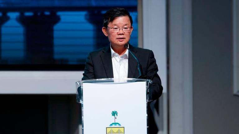 Penang Chief Minister Chow Kon Yeow - BERNAMApix