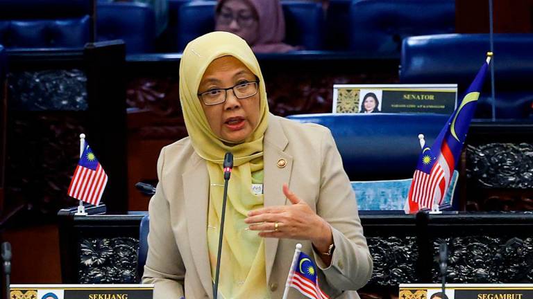 Minister in the Prime Minister’s Department (Federal Territories) Datuk Seri Dr Zaliha Mustafa - Photo by BERNAMA