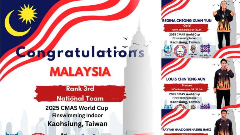 Credit: Malaysia Finswimming / Facebook
