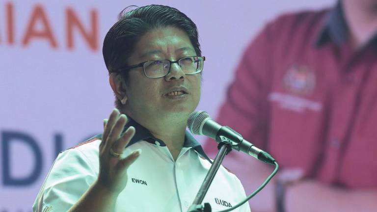 Entrepreneur Development and Cooperatives Minister Datuk Ewon Benedick - Photo by BERNAMA