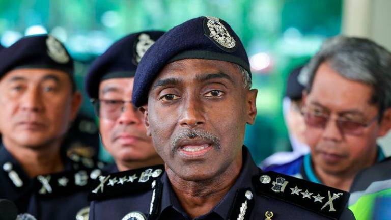 Pengarah Jabatan Siasatan Jenayah Bukit Aman Datuk M. Kumar - fotoBERNAMA