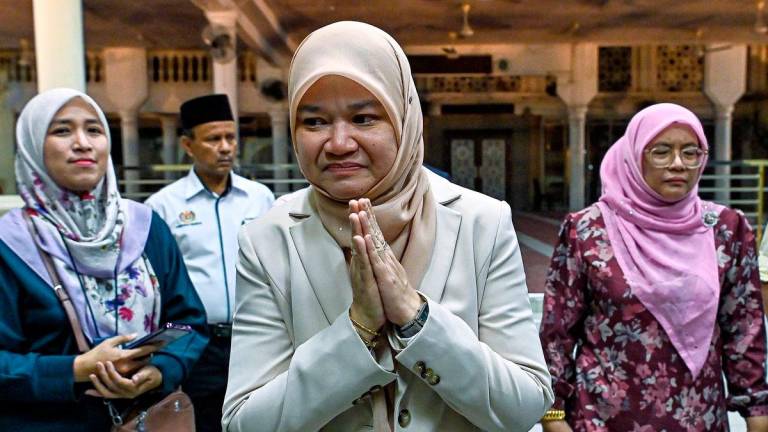 Education Minister Fadhlina Sidek’s response following the press conference regarding the death of a Year Four pupil at a school here last night. - BERNAMA