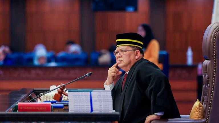 Dewan Rakyat Speaker Tan Sri Johari Abdul - BERNAMApix