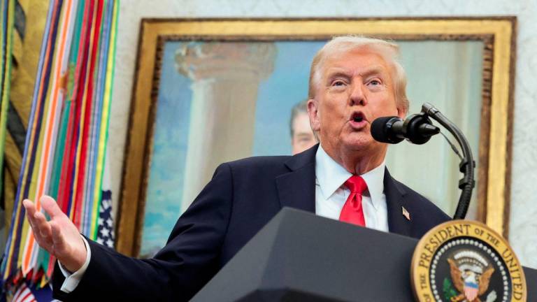 U.S. President Donald Trump speaks during an event to make announcements on fertility treatment coverage, in the Oval Office at the White House in Washington, D.C., U.S., October 16, 2025. - REUTERSPIX