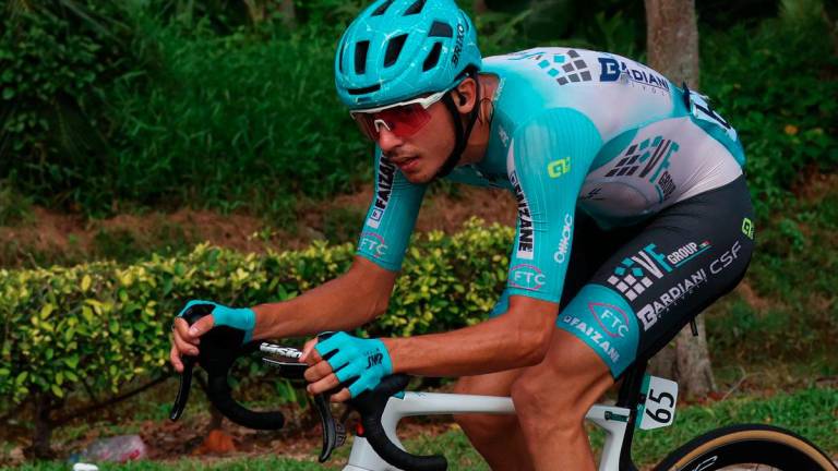 Italian rider Manuele Tarozzi. - BERNAMA