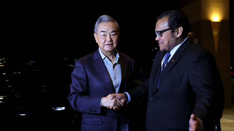 Chinese Foreign Affairs Minister Wang Yi arrives in Malaysia to attend the 58th ASEAN Foreign Ministers’ Meeting (AMM) and Related Meetings. - BERNAMA