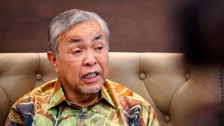 Deputy Prime Minister Datuk Seri Dr Ahmad Zahid Hamidi - Photo by BERNAMA