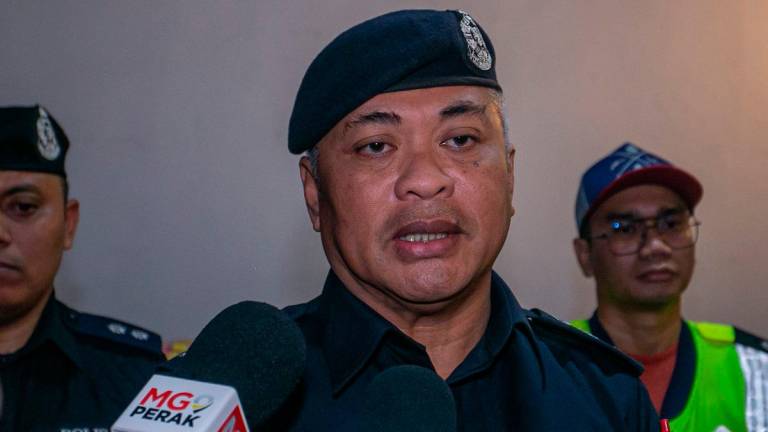 Ipoh district police chief ACP Abang Zainal Abidin Abang Ahmad. - BERNAMApix