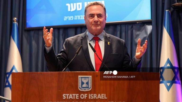 Israeli Defence Minister Israel Katz. - Menahem KAHANA / AFP