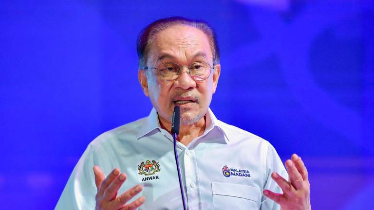 Perdana Menteri Datuk Seri Anwar Ibrahim. - fotoBERNAMA