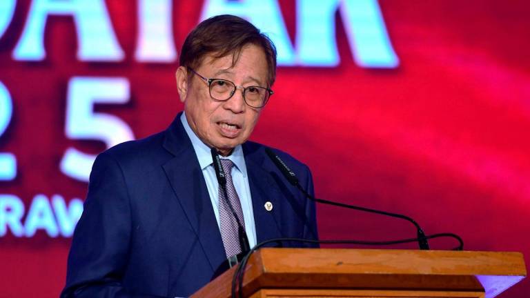 Sarawak Premier Tan Sri Abang Johari Tun Openg - BERNAMApix