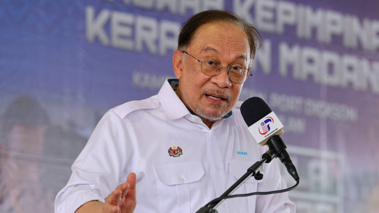Prime Minister Datuk Seri Anwar Ibrahim. - BERNAMA