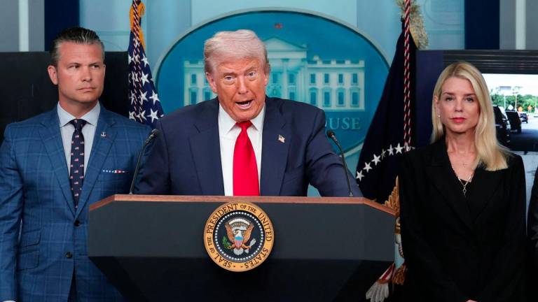 U.S. President Donald Trump speaks to the press about deploying federal law enforcement agents in Washington to bolster the local police presence, in the Press Briefing Room at the White House, in Washington D.C., U.S., August 11, 2025. - REUTERSPIX