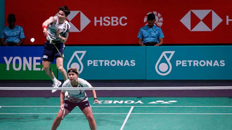 National mixed doubles pair Chen Tang Jie-Toh Ee Wei - BERNAMApix