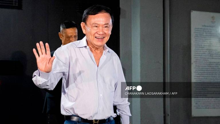 (FILES) Thailand’s former Prime Minister Thaksin Shinawatra. - Chanakarn LAOSARAKHAM / AFP