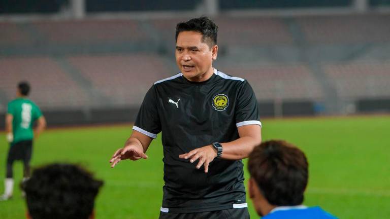National Under-23 head coach Nafuzi Zain - Photo by BERNAMA
