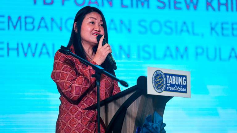 Penang Social Development, Welfare and Non-Islamic Affairs Committee chairman Lim Siew Khim. - BERNAMApix